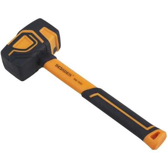 Marteau en caoutchouc de 590 ml, avec crochet, manche ergonomique, pour travaux sur le bois