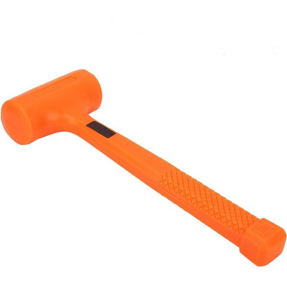 Marteau en caoutchouc PVC pratique avec une face de frappe souple (1 livre)