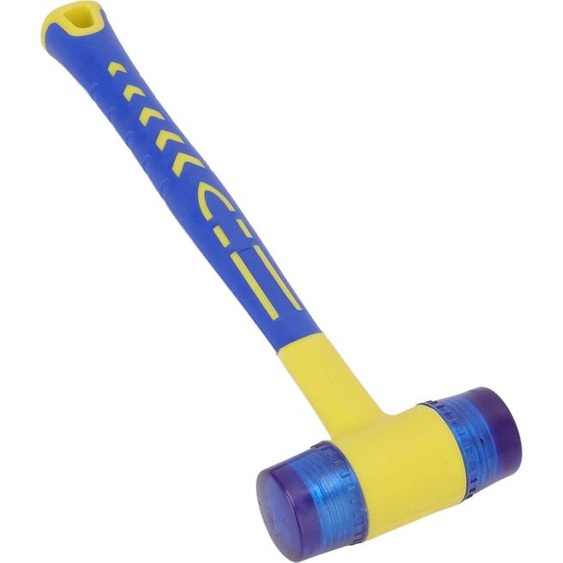 Marteau en caoutchouc Tte intgre remplace Fouet avec poigne ergonomique pour tables de travail du bois Carreaux