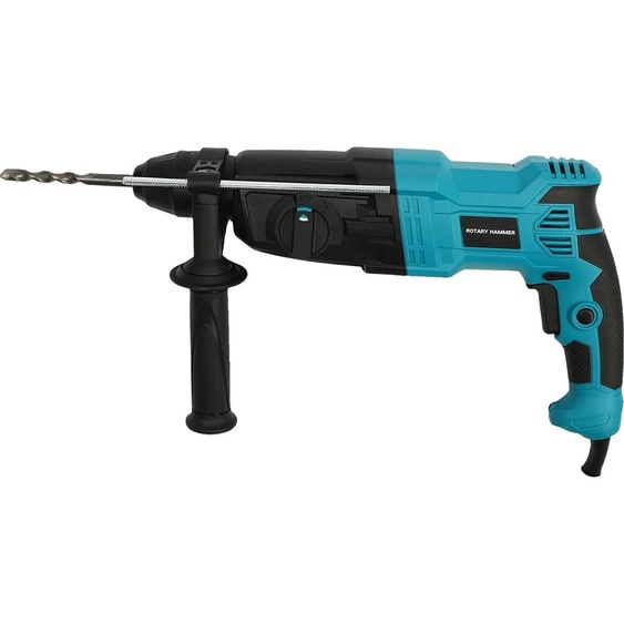 Marteau perforateur électrique, 800W moteur en cuivre pur, vitesse 0-1200 tr/min, bleu