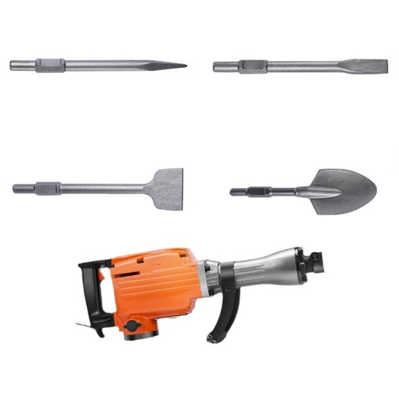 Marteau-piqueur électrique – Marteau de démolition – Marteau à béton – Moteur 3500W – 60 Joules