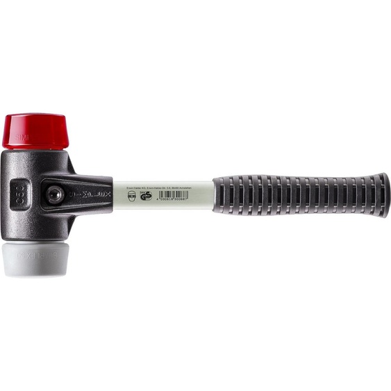 Marteaux de protection SIMPLEX, avec corps en acier moulé renforcé et manche en fibre de verre | Ø=60 mm | 3736.060
