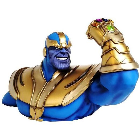 MARVEL COMICS BUSTE - TIRELIRE THANOS 23 CM SEMIC