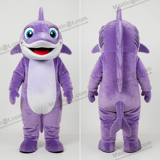 Mascotte MASTICOT Barracuda Lavande Cartoon
