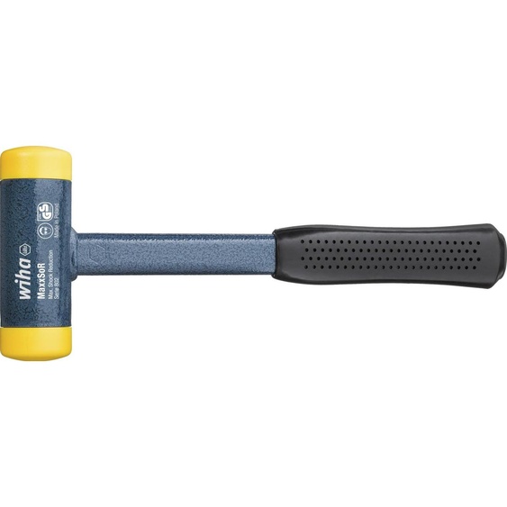 Massette WIHA sans rebond - Embouts jaunes mi-dur - 02123