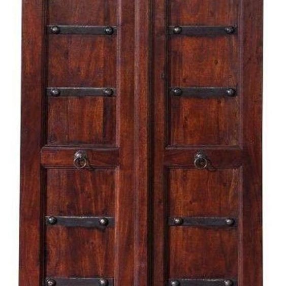 MASSIVMOEBEL24 | Armoire 70x36 Acacia laqué Nougat OXFORD #518