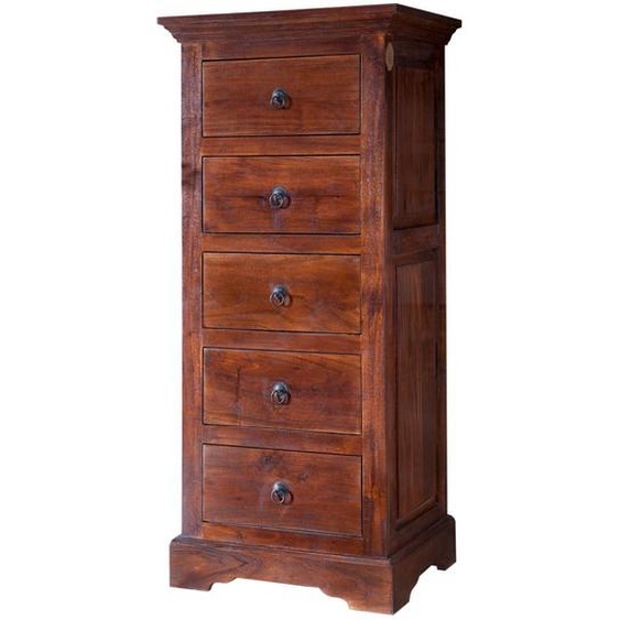 MASSIVMOEBEL24 | Commode 54x44 Acacia laqué Nougat OXFORD #433