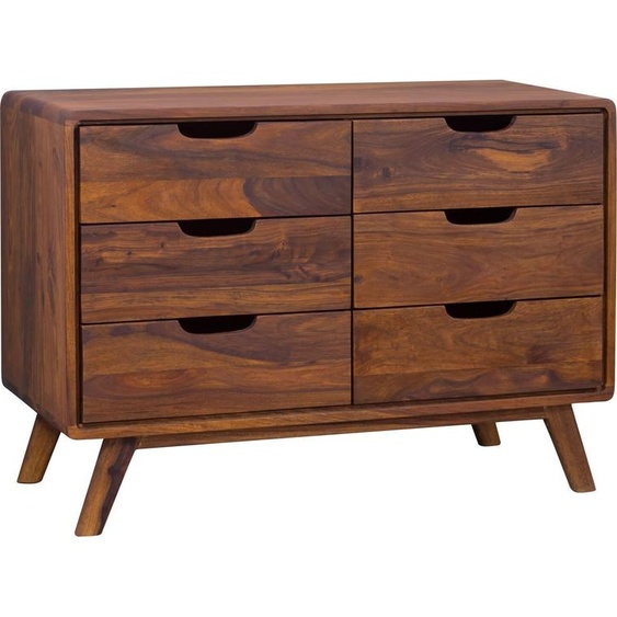 MASSIVMOEBEL24 | Commode 90x40 Palissandre laqué Noisette MALMÖ 2 #105
