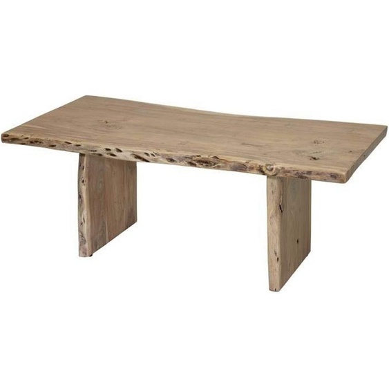 MASSIVMOEBEL24 | Table basse 120x60 Acacia laqué Bois naturel PURE ACACIA #307