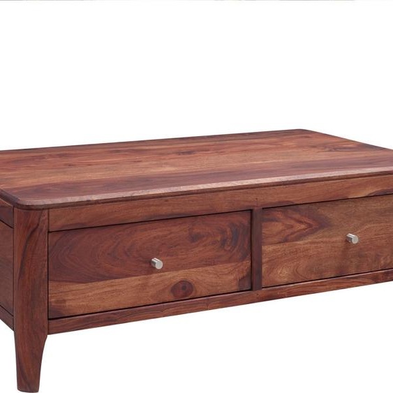 MASSIVMOEBEL24 | Table basse 120x70 Palissandre huilé Noisette BROOKLYN #12