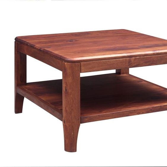 MASSIVMOEBEL24 | Table basse 70x70 Palissandre huilé Noisette BROOKLYN #10