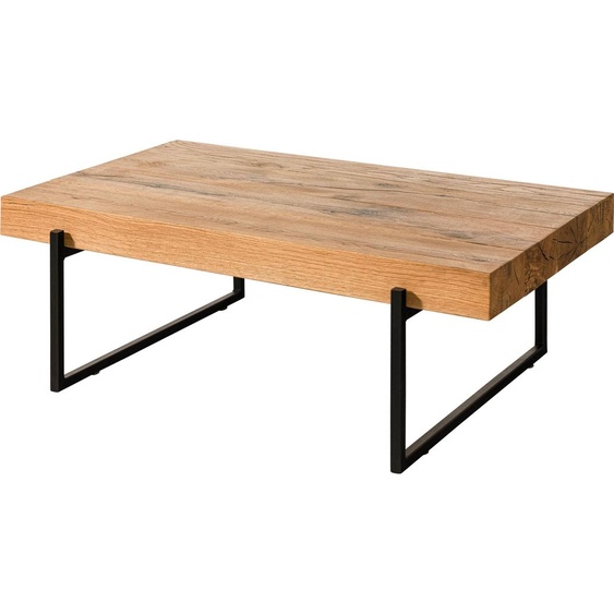 MASSIVMOEBEL24 | Table basse en bois de Chêne 120x60x35 naturel huilé LOUNGE COLLECTION #02