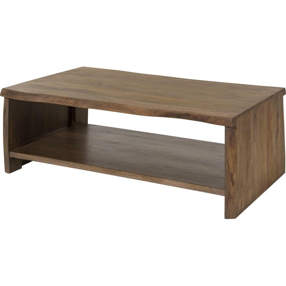 MASSIVMOEBEL24 | Table basse en bois de Manguier 118x70x40 marron huilé PURE MANGO #205