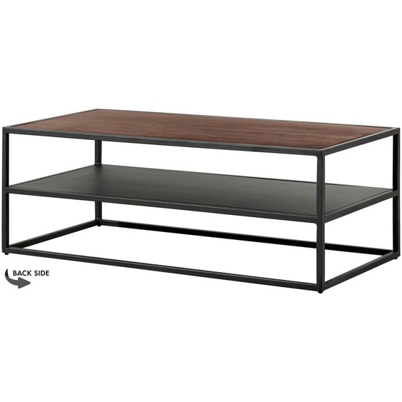 MASSIVMOEBEL24 | Table de Salle de Séjour en bois de Manguier 120x60x43 marron huilé LOUNGE COLLECTION #104