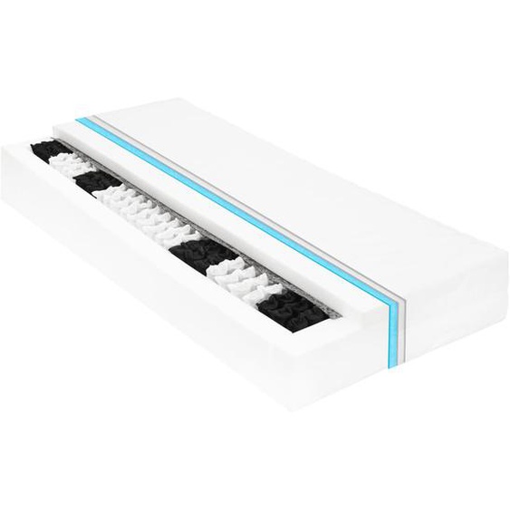 Matelas 140 x 200 cm 7 zones Ressort ensaché 20 cm H2