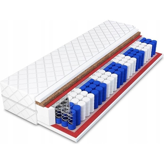 Matelas 140x200 cm | Matelas H4/H3 | Matelas dur | Matelas mi-dur | Matelas de lit | Ressorts ensachés | Matelas à ressorts ensachés | Matelas double face | Matelas à ressorts | Matelas Confort | Matelas double | avec 9 zones | avec Coconut | hauteur 17