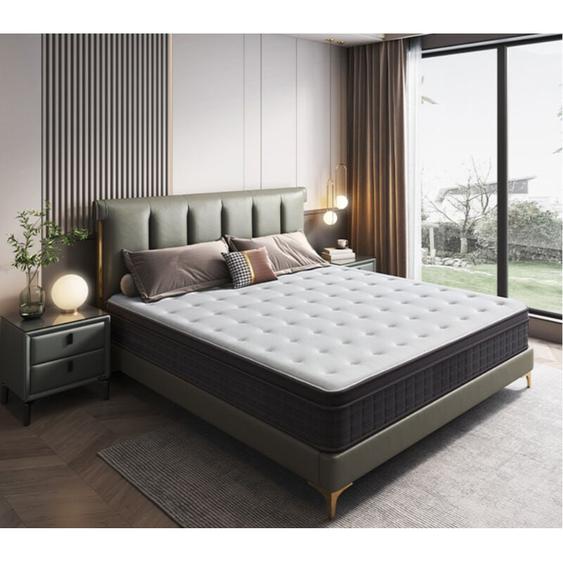 Matelas 160x200cm - Épaisseur 26 cm - Luxe Matelas Mémoire de Forme pour Adulte Enfant - 7 Zones de Confort Mousse Mémoire Adaptative