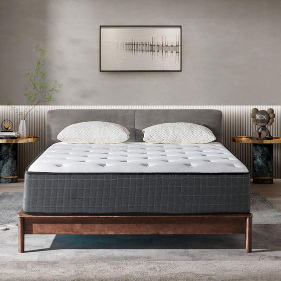 Teeno - Matelas 160x200cm - Épaisseur 26 cm - Matelas Mémoire de Forme pour Adulte Enfant - Zones de Confort Mousse Mémoire Adaptative (160x200x26cm)