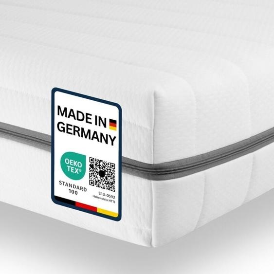 Matelas 80x190, Matelas ergonomique 7 zones en mousse froide, 2en1 degré de fermeté H2 H3, Matelas en mousse froide 80x190 cm
