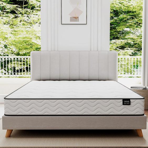 Matelas 90x190 cm Inre Ressorts ensachés, Solide et Confortable, Épaisseur 20cm
