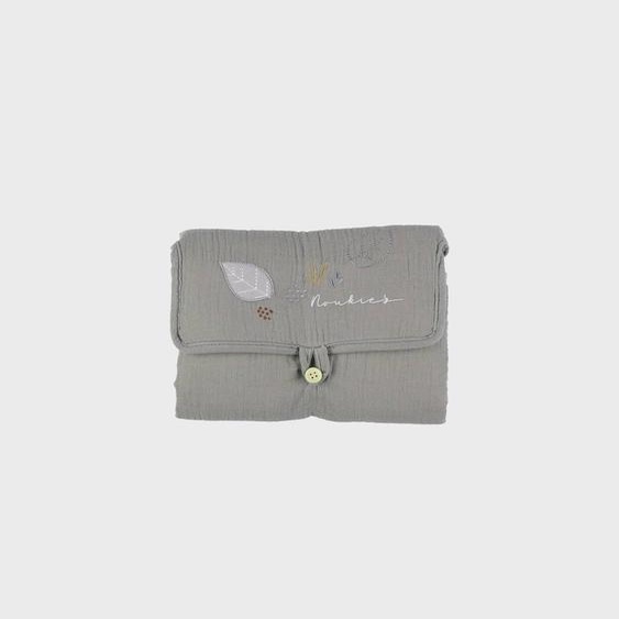 Matelas À Langer De Voyage Gaze De Coton Bio & Éponge Beige