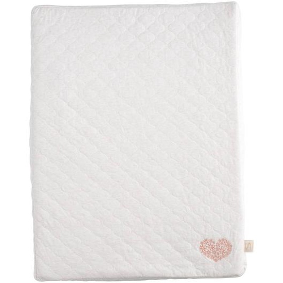 Matelas À Langer En Coton Avec Serviette Beige/rose
