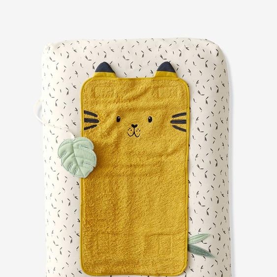 Matelas à langer et 2 tapis de change personnalisable HANOÏ écru / multicolore