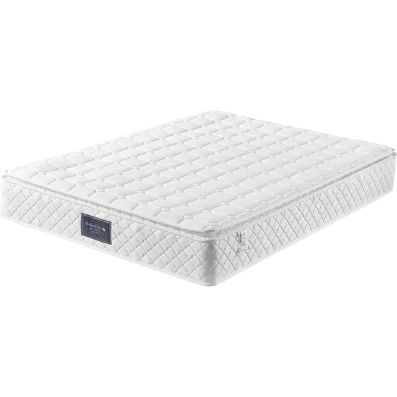 Matelas à ressorts 160x200 cm, matelas mousse froide 7 zones, ressorts ensachés, 100%  Oeko-Tex, matelas matelassé en microfibre, fermeté H3, hauteur 25 cm