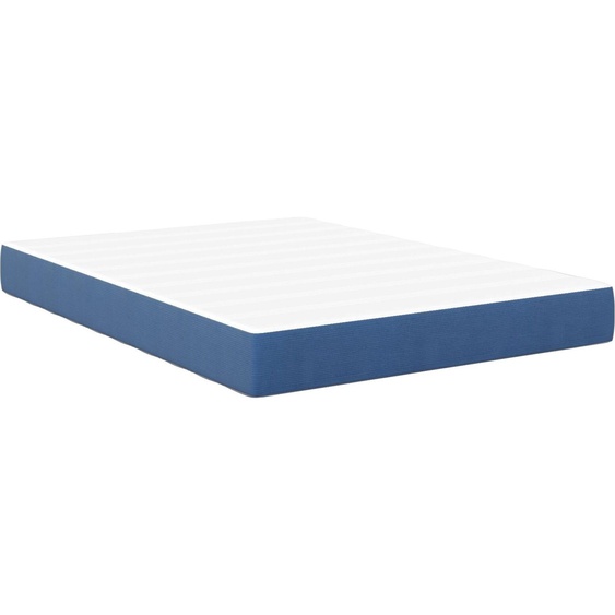 Matelas à ressorts ensachés Bleu Moyen 140x190x20 cm Tissu, Matelas à ressorts ensachés DesignMöbel Nouveau
