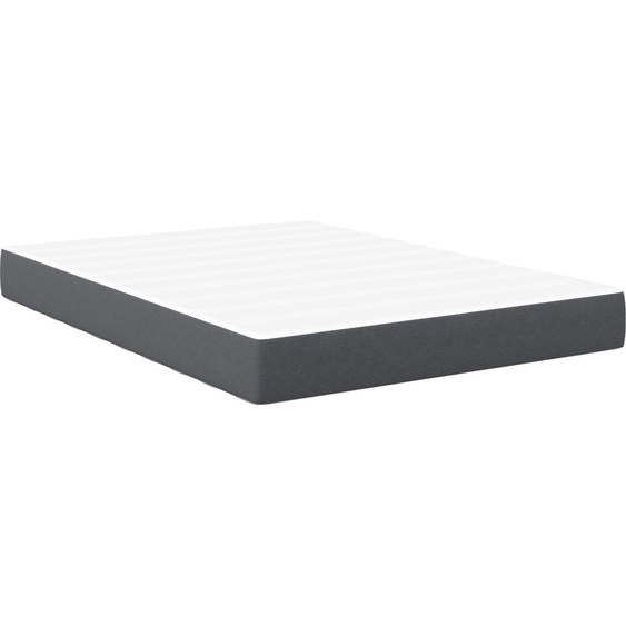 Matelas à ressorts ensachés - Gris foncé, moyen, 140x200x20 cm Tissu, Matelas à ressorts ensachés DesignMöbel Nouveau