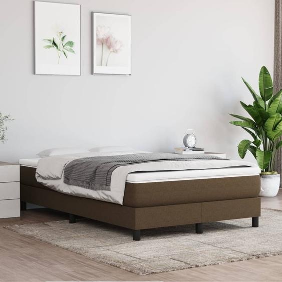 Matelas à ressorts ensachés Marron foncé 120x200x20 cm Tissu , Matelas à ressorts ensachés Design 2024
