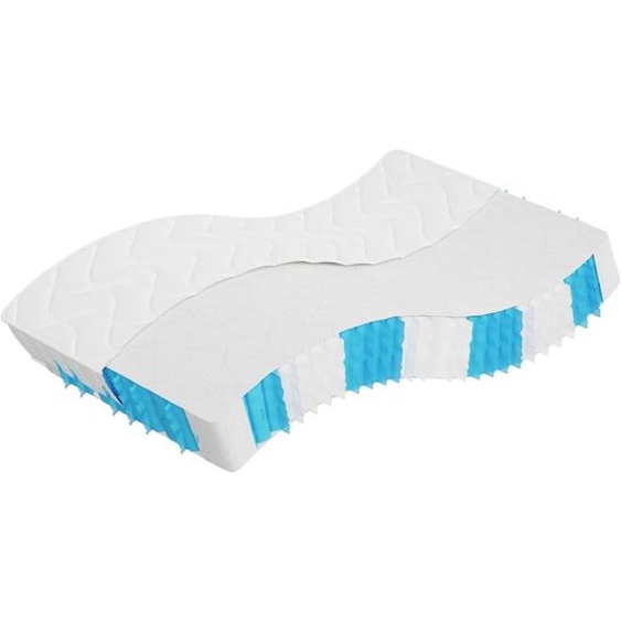 Matelas à ressorts ensachés mi-ferme 120x200 cm 372829