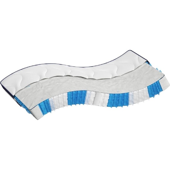 Matelas à ressorts ensachés dureté moyenne 120x200 cm