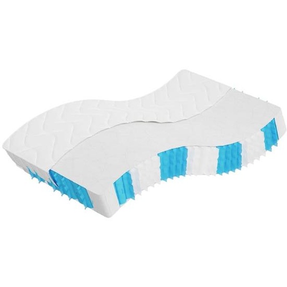 Matelas à ressorts ensachés dureté moyenne 140x190 cm