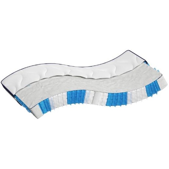 Matelas à ressorts ensachés dureté moyenne 140x190 cm