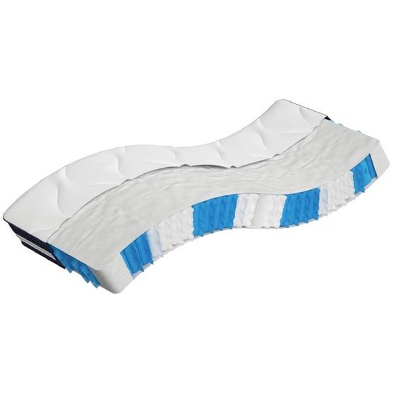 Matelas à ressorts ensachés dureté moyenne 90x190 cm