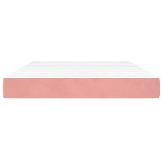 Matelas à ressorts ensachés Rosa 140x210x20 cm velours