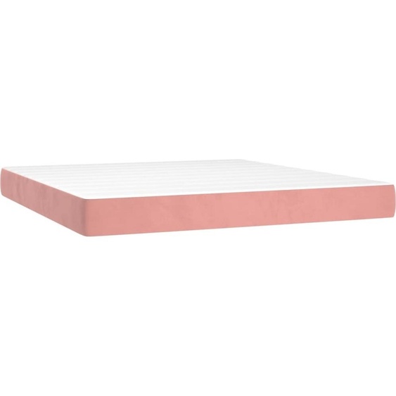 Matelas à ressorts ensachés Rosa 160x210x20 cm velours