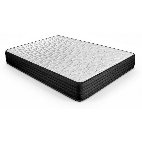 Matelas à ressorts ensachés viscoélastiques, dimensions 80 x 190 cm, double face