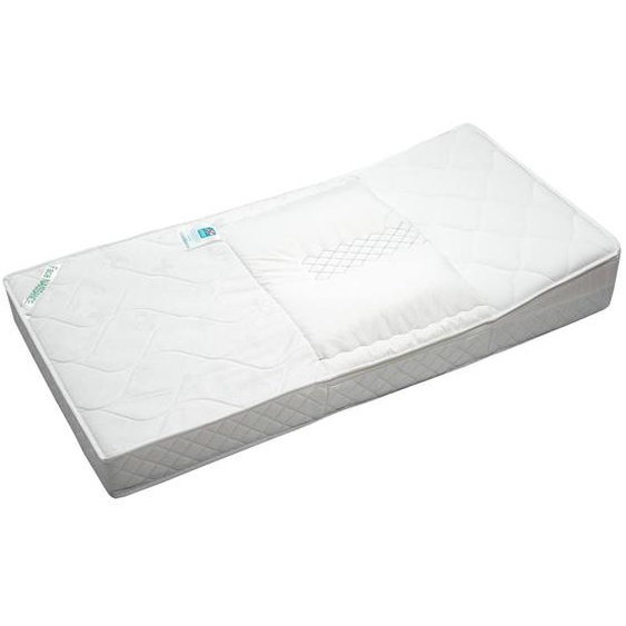 Matelas Anti-reflux Avec Plan Incliné Et Cale Bébé Amovible - Made In France Blanc
