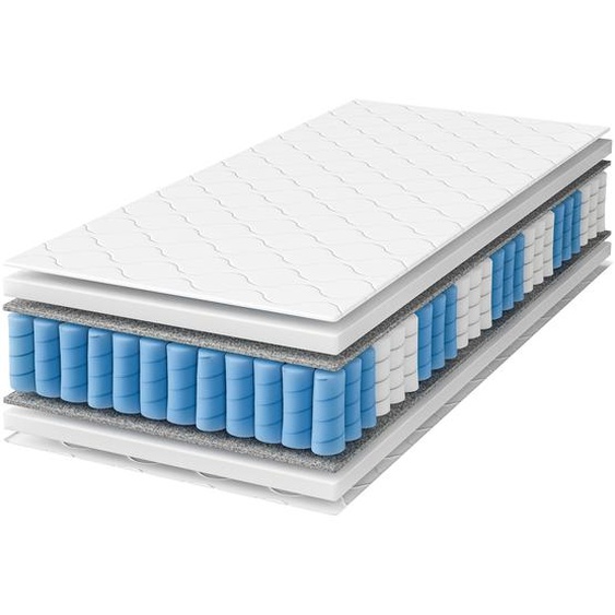 Matelas Arletto Victoria à ressorts ensachés, confort H3, antiallergique et durable (160 x 200 cm)