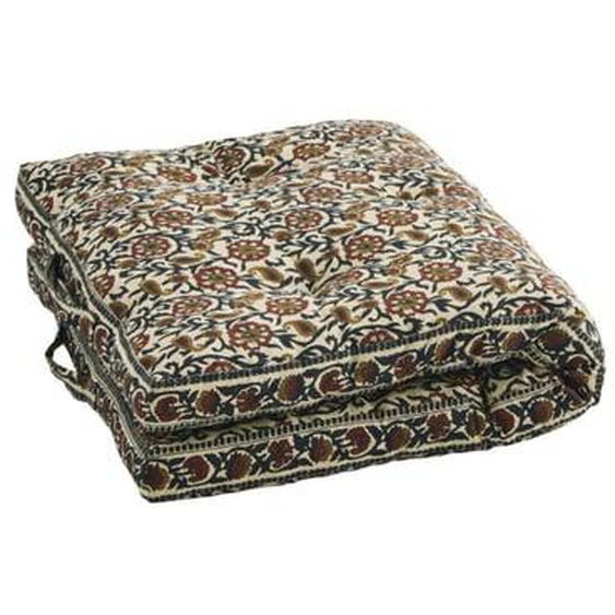 Matelas assise coton imprimé floral Madam Stoltz