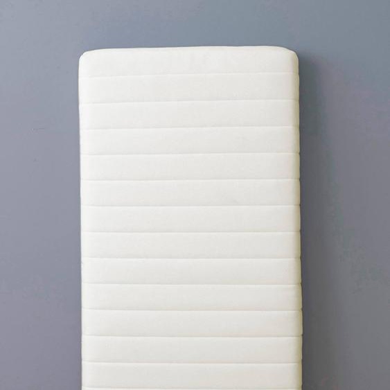 Matelas bébé anti-acariens à mémoire de forme blanc