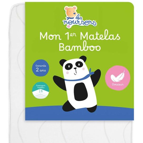 Matelas Bébé Bamboo Blanc