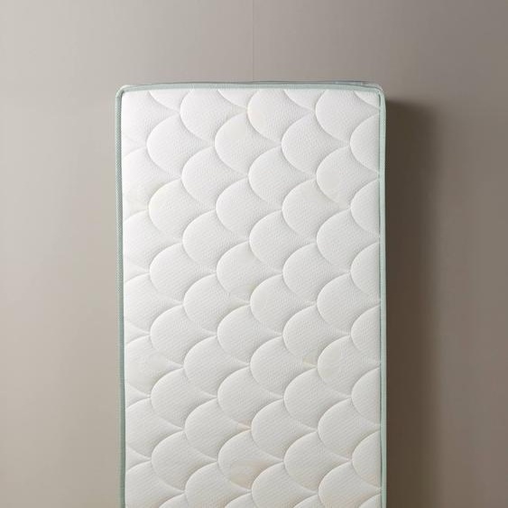 Matelas bébé sans traitement coutil blanc