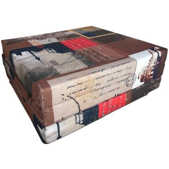 Matelas dappoint pliant - Urban Contemporain - Berlin - 180x65x7 cm - Housse déhoussable - Confort moelleux