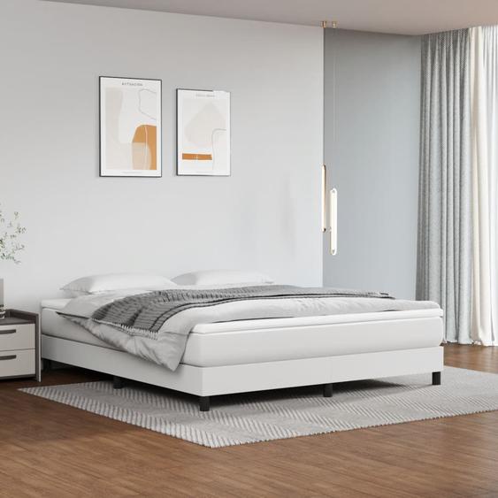 Matelas de lit à ressorts ensachés Blanc 160x200x20 cm