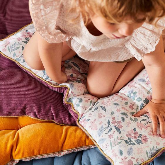 Matelas de sol bi-matière VICTORIA prune