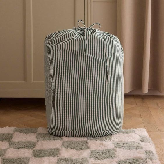 Matelas Déco Esprit Futon Rayure Verte