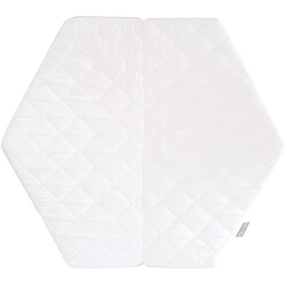 Matelas Déhoussable Pour Parc Bébé Hexagonal Blanc - Hexagonal